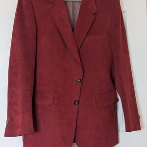 Vintage  Burgundy Blazer Jacket